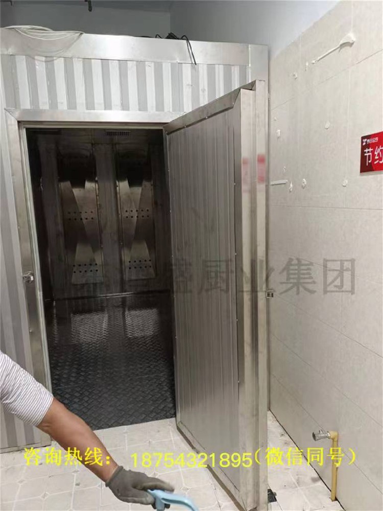 大型醒发室安装现场，用于醒发馒头、包子之类的面食