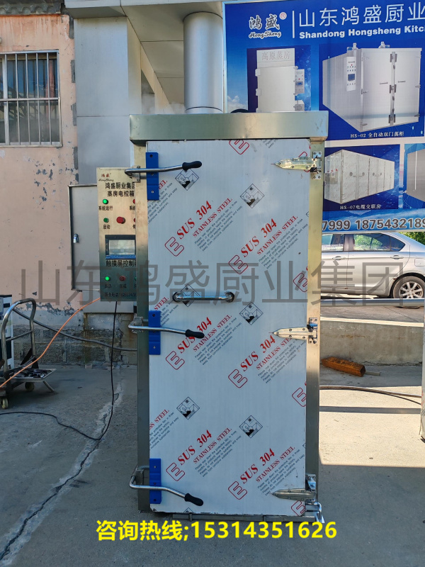 专业生产不锈钢食品蒸房设备，为河南焦作食品厂提供